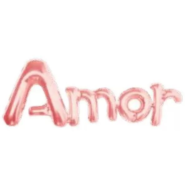 Balão Metalizado AMOR Rose Gold YDH-2526