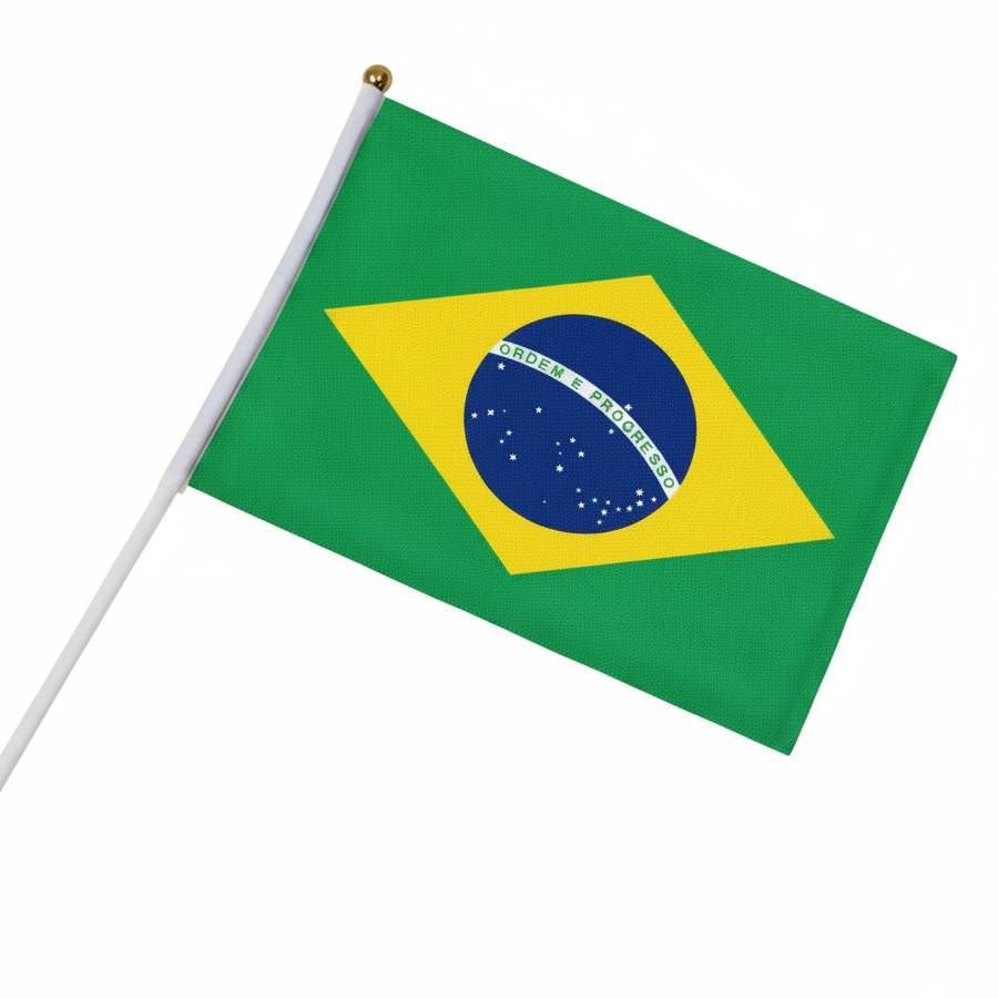 Bandeira de Mão com Haste 60 x 90 cm