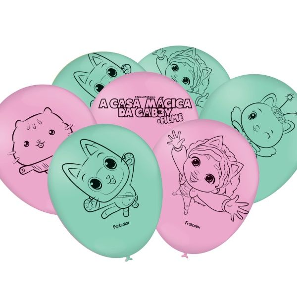 Balão Impresso Especial Casa Mágica da Ga...