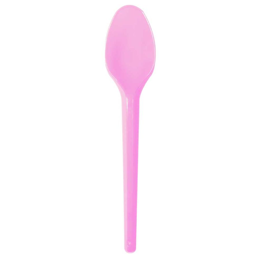Colher para Sobremesa – Rosa – Poliestire...