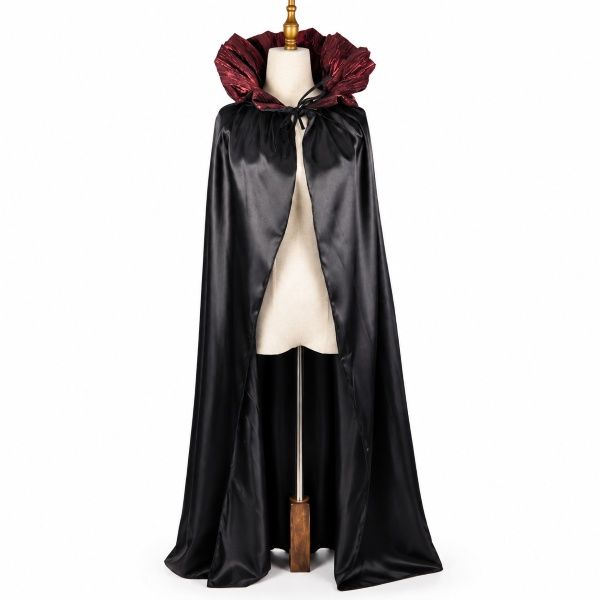 Capa Luxo Fantasia Vampiro Halloween Pre ...