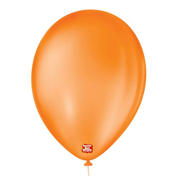 Balão 8" Liso Redondo Laranja Mandarim Pa... Balão 8" Liso Redondo Laranja Mandarim Pa...