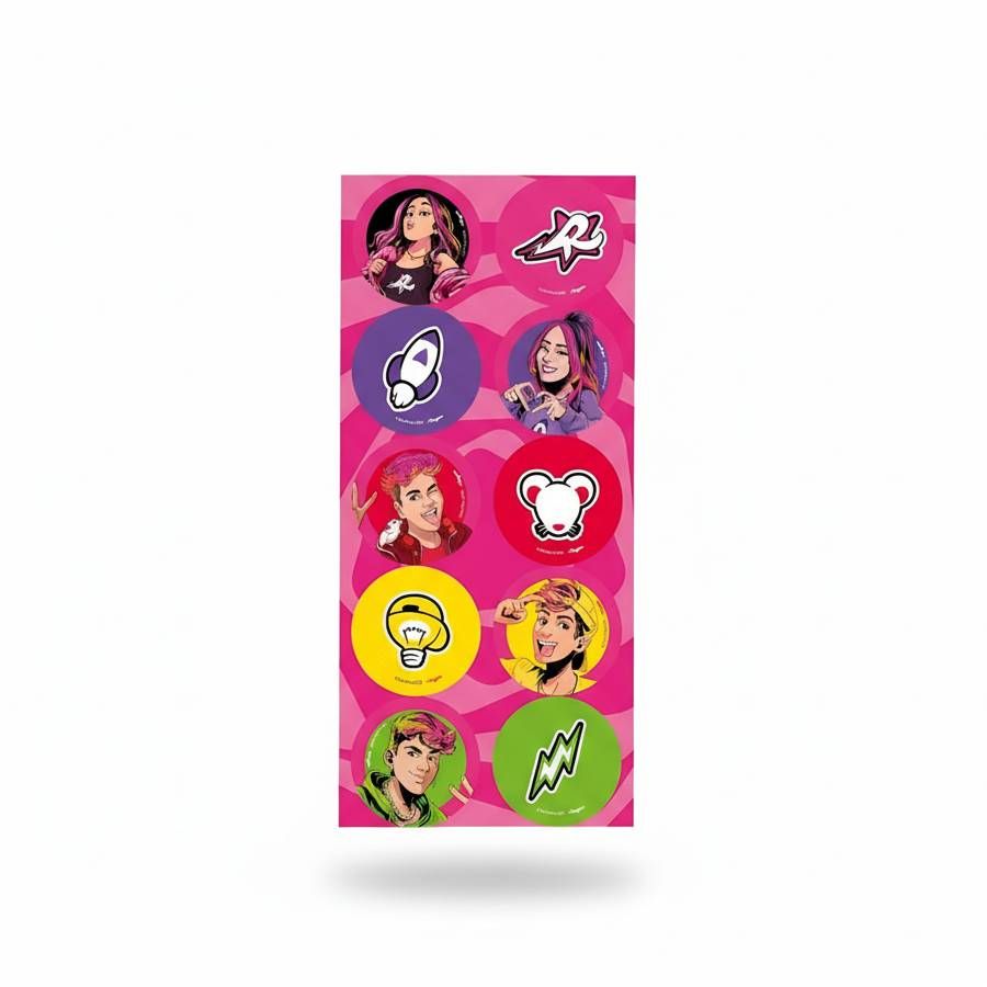 Adesivo Redondo Emilly Vick e Dos Rosa – ...