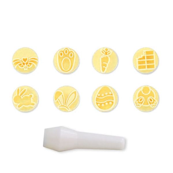 Kit Carimbos Páscoa Amarelo (1 cm) C/8 - ...