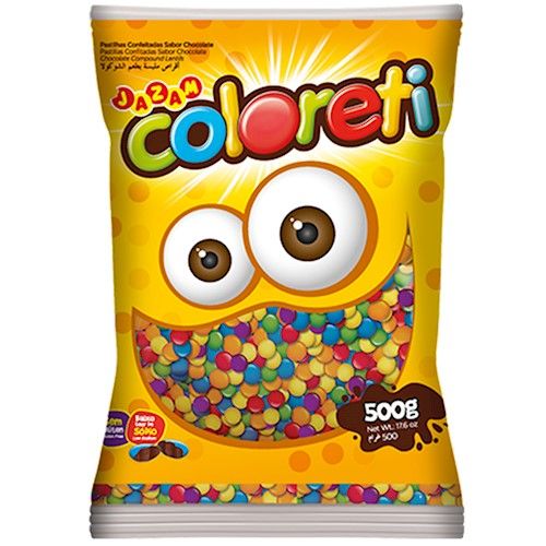 Confete de Chocolate Coloreti MINI 500g –... Confete de Chocolate Coloreti MINI 500g –...