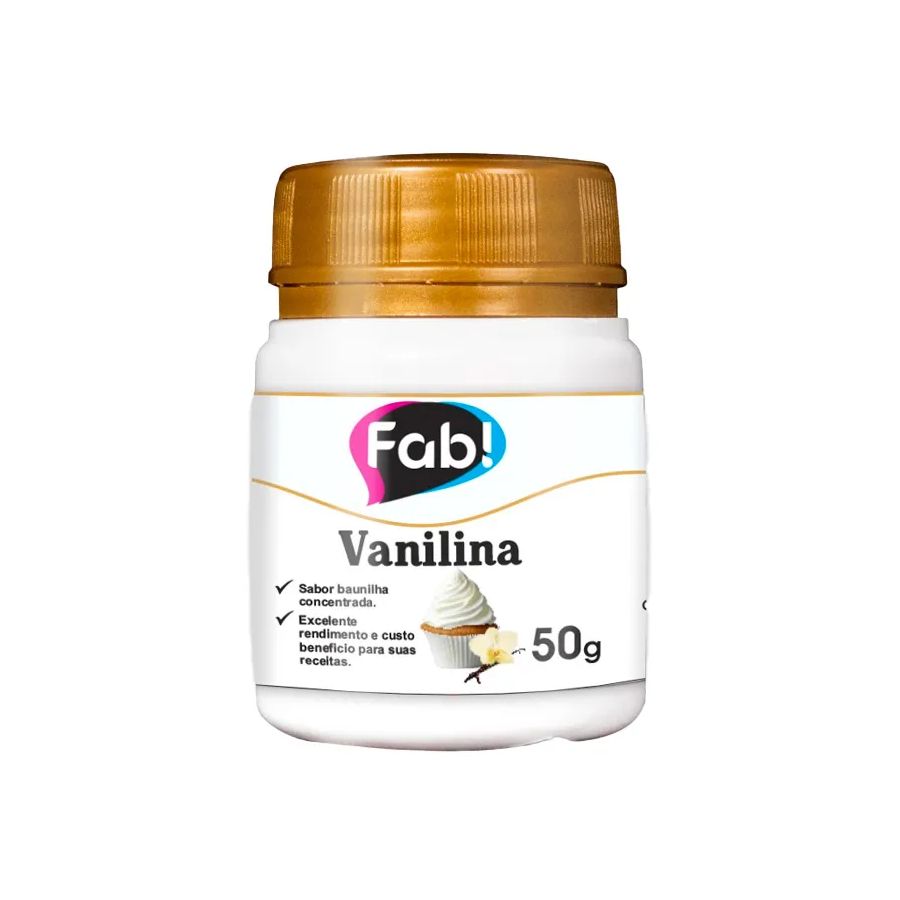 Vanilina FAB 50g – Aromatizante Artificia...