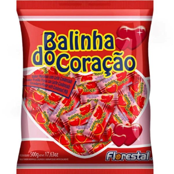 Balinha do Coração 500g – Florestal Balinha do Coração 500g – Florestal