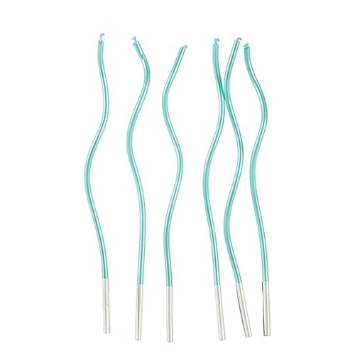 Vela Espiral Metalizada (6 Unid) - Cores ...