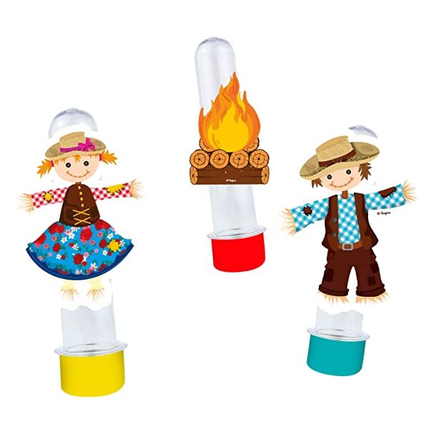 Mini Personagem Arraiá com 12 Unidades – ...