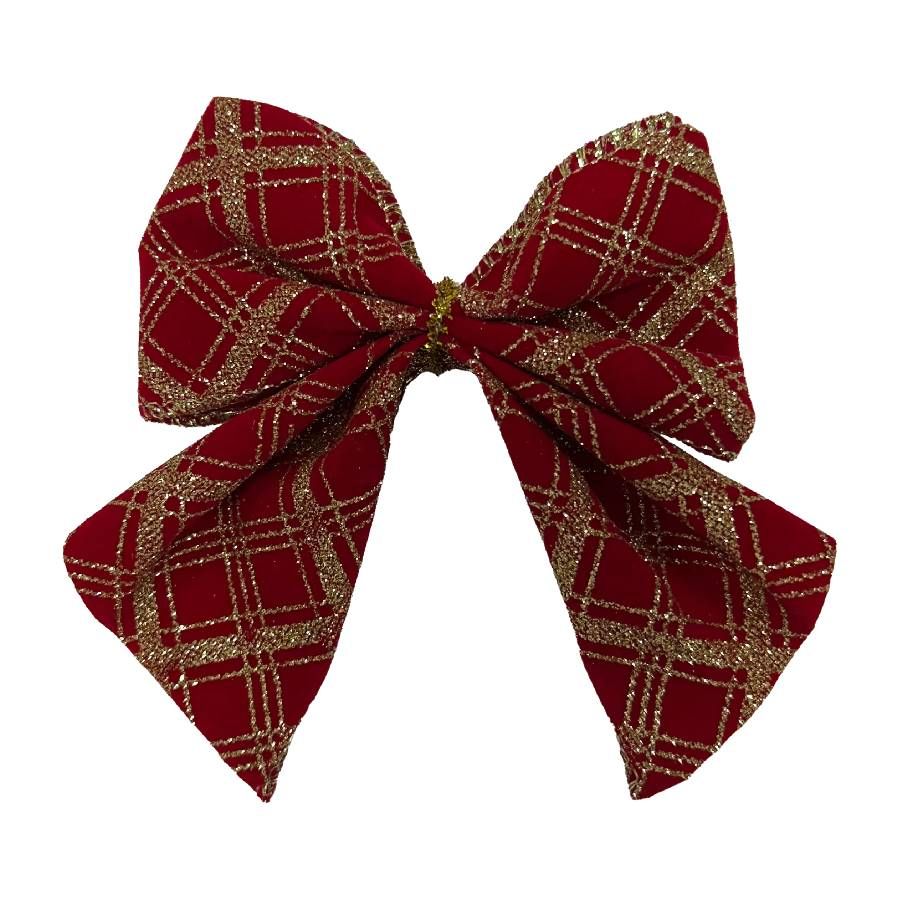 Conjunto de Laços Vermelhos 10cm com 3 Un...