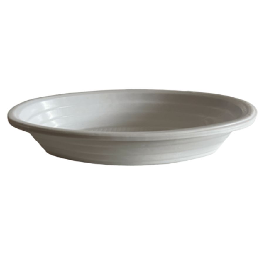 Cumbuca Oval Biodegradável Branca com 10 ...