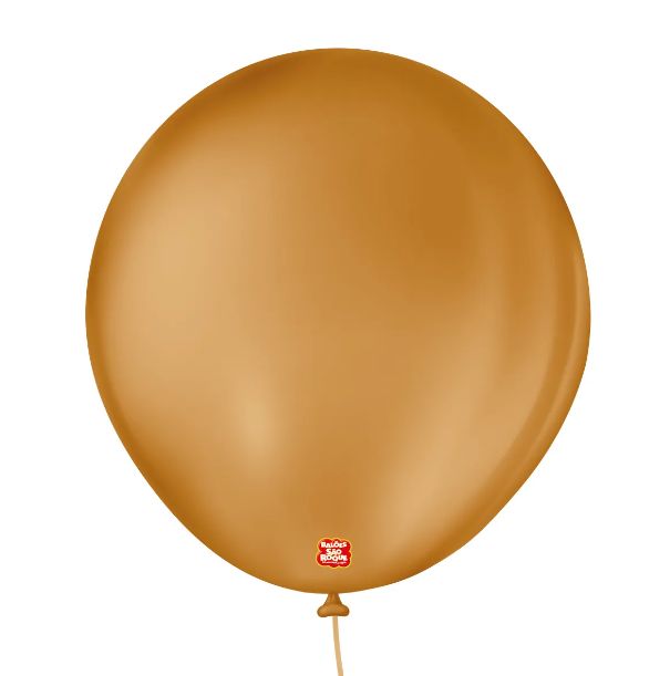 Balão 8" Liso Redondo Mocha Pacote com 50...
