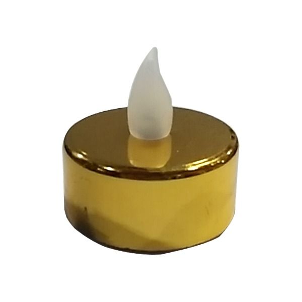 Vela Decorativa Color Dourada LED – 3,8 x...