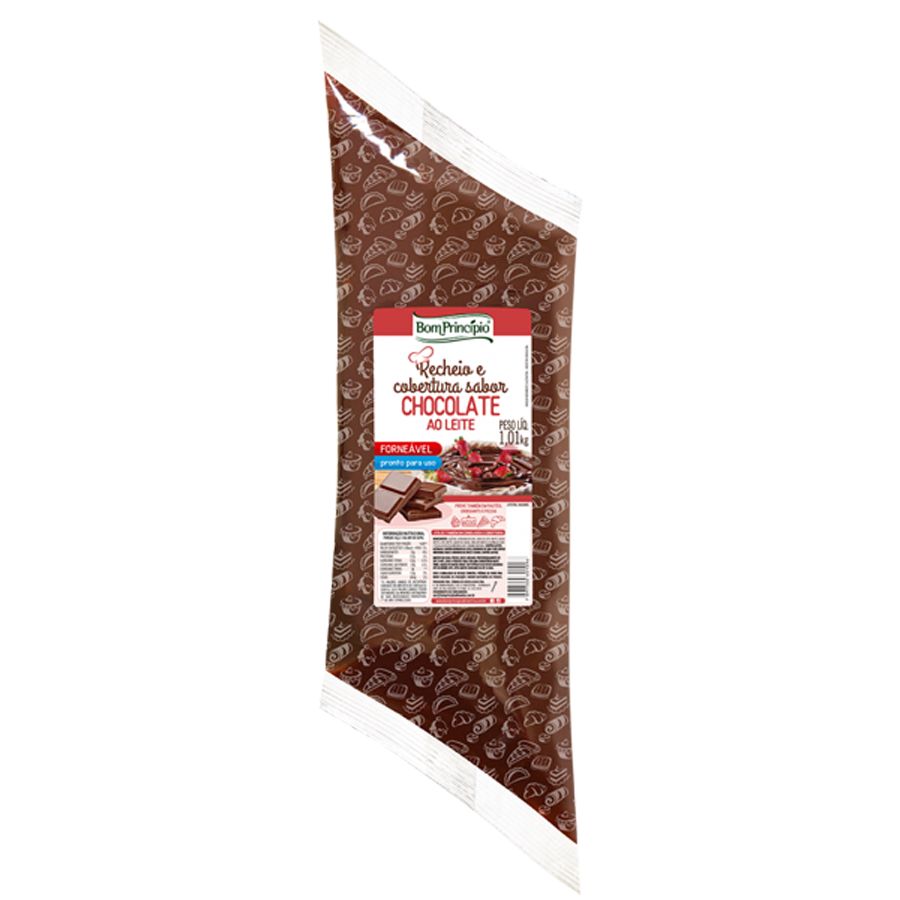 Recheio e Cobertura Sabor Chocolate ao Le... Recheio e Cobertura Sabor Chocolate ao Le...