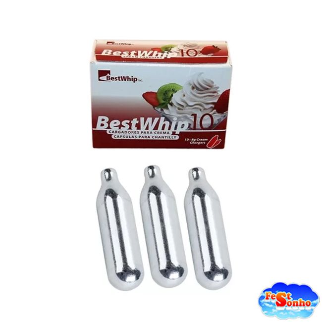 CÁPSULA DE GÁS PARA CHANTILLY BEST WHIP ...