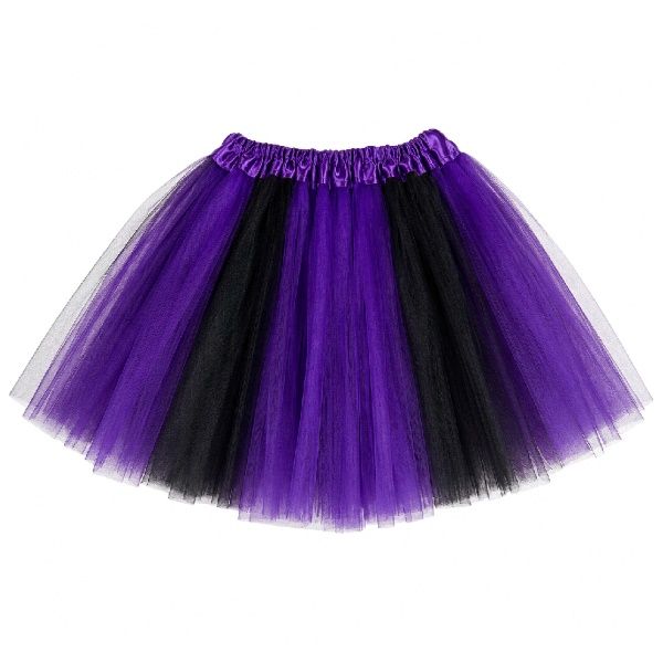 Saia Tutu Infantil Halloween Bruxinha Tul...
