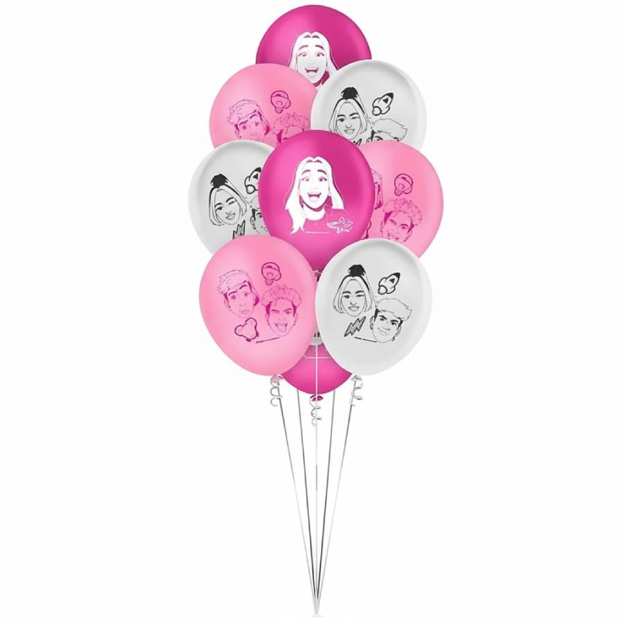 Balão de Látex Redondo 9” Emilly Vick e  ...