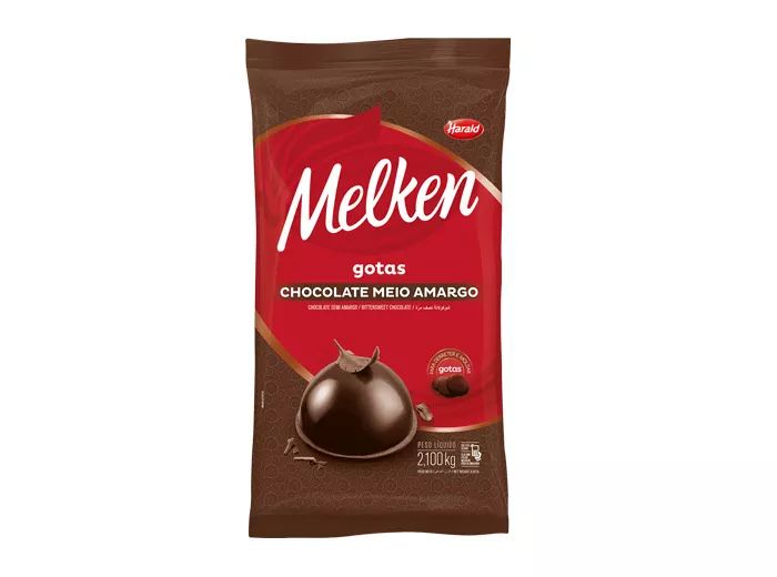 CHOCOLATE GOTAS MEIO AMARGO MELKEN 2,05KG