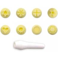 Kit Carimbos Mini Amarelo C/9 - Bluestar