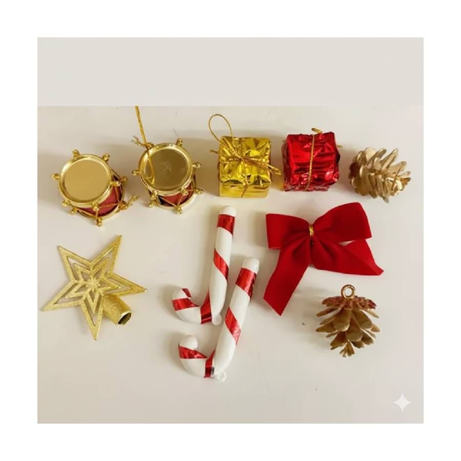 Kit Pendente Natalino com 10 Peças – Cont...