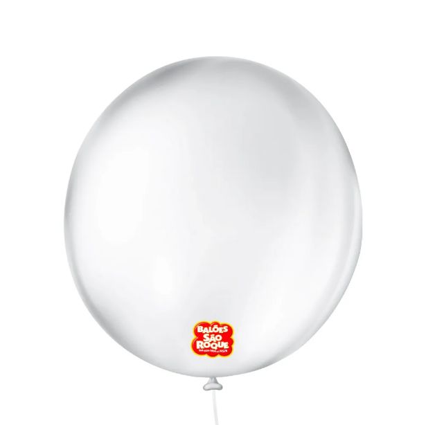 Balão 9" Liso Redondo Transparente Pacote... Balão 9" Liso Redondo Transparente Pacote...