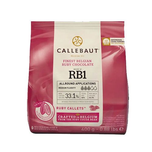 Chocolate Rubi Moedas 400g Callebaut