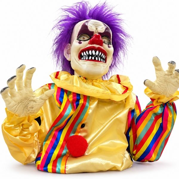 Palhaço Coringa Terror 60cm Com Luz E Música