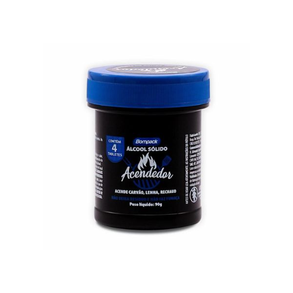 Acendedor Pastilha Álcool Bompack – com 4...