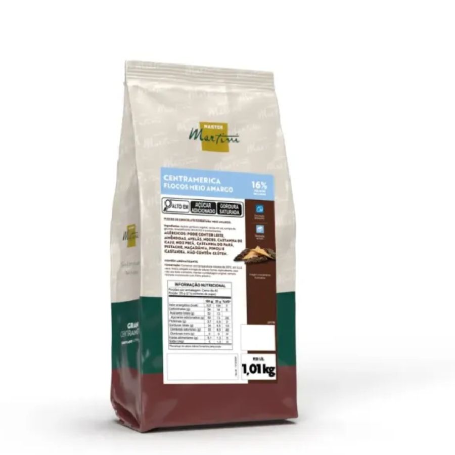 CENTRAMERICA FLOCOS MEIO AMARGO 1,01 KG