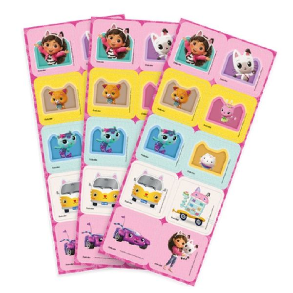 Adesivo Quadrado Casa Mágica da Gabby (Fi...