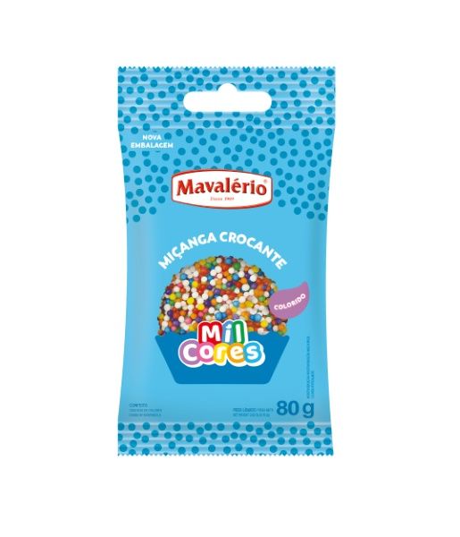Confeito Miçanga Nº 0 Colorida 80g – Mava...