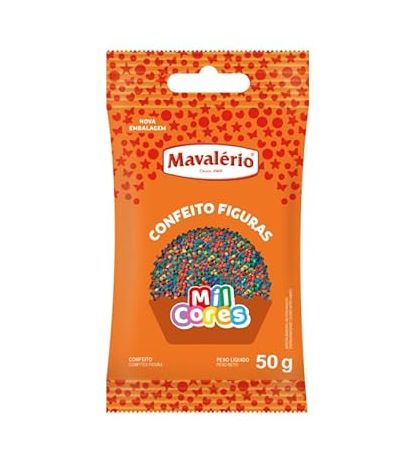 Confeito Figura Mini Confete 50g – Mavalério