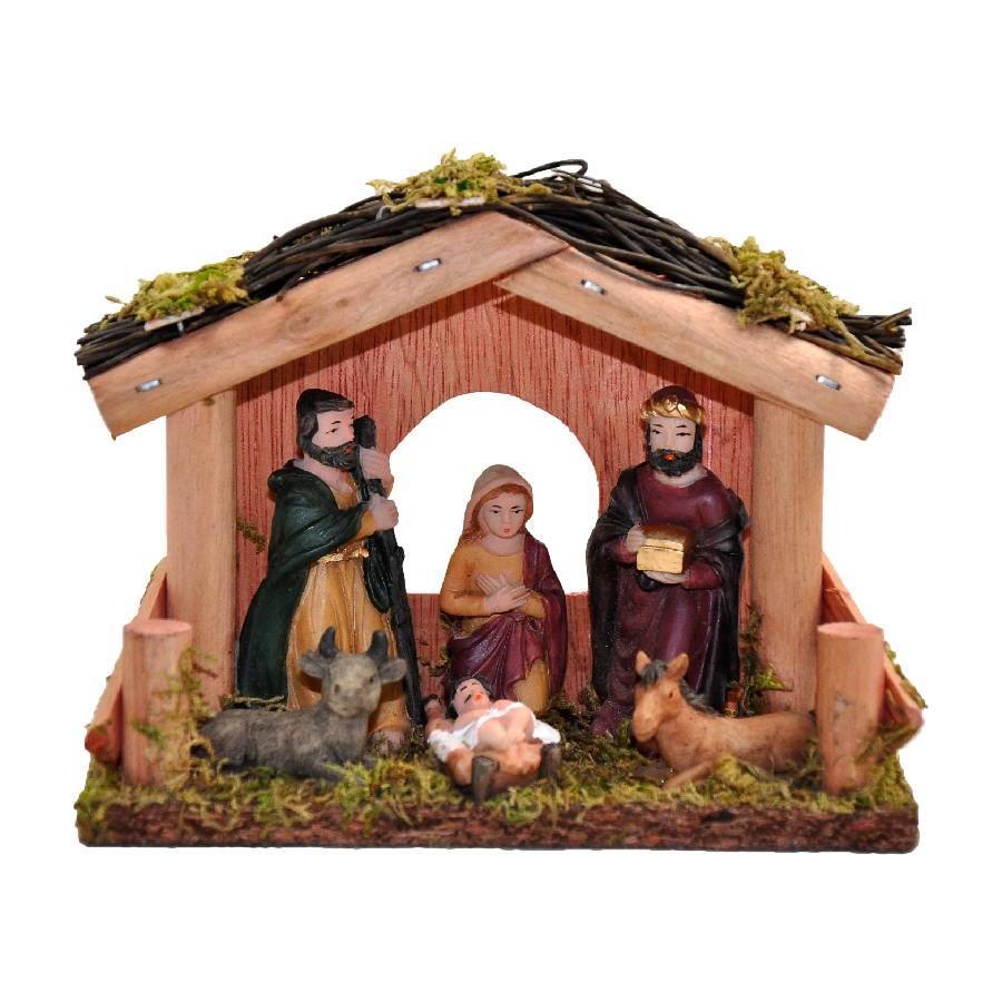 Presépio em Resina com 6 Peças – 15cm x 6...