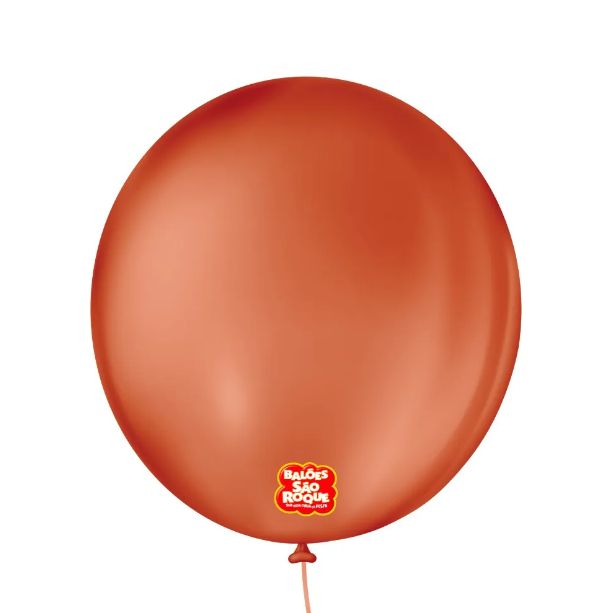 Balão 9" Liso Redondo Terracota Pacote co... Balão 9" Liso Redondo Terracota Pacote co...