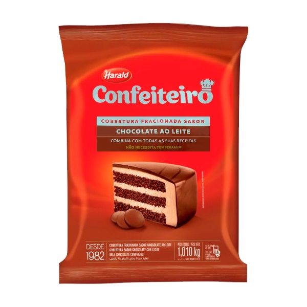 Cobertura Confeiteiro Gotas 1,050kg Ao Le...