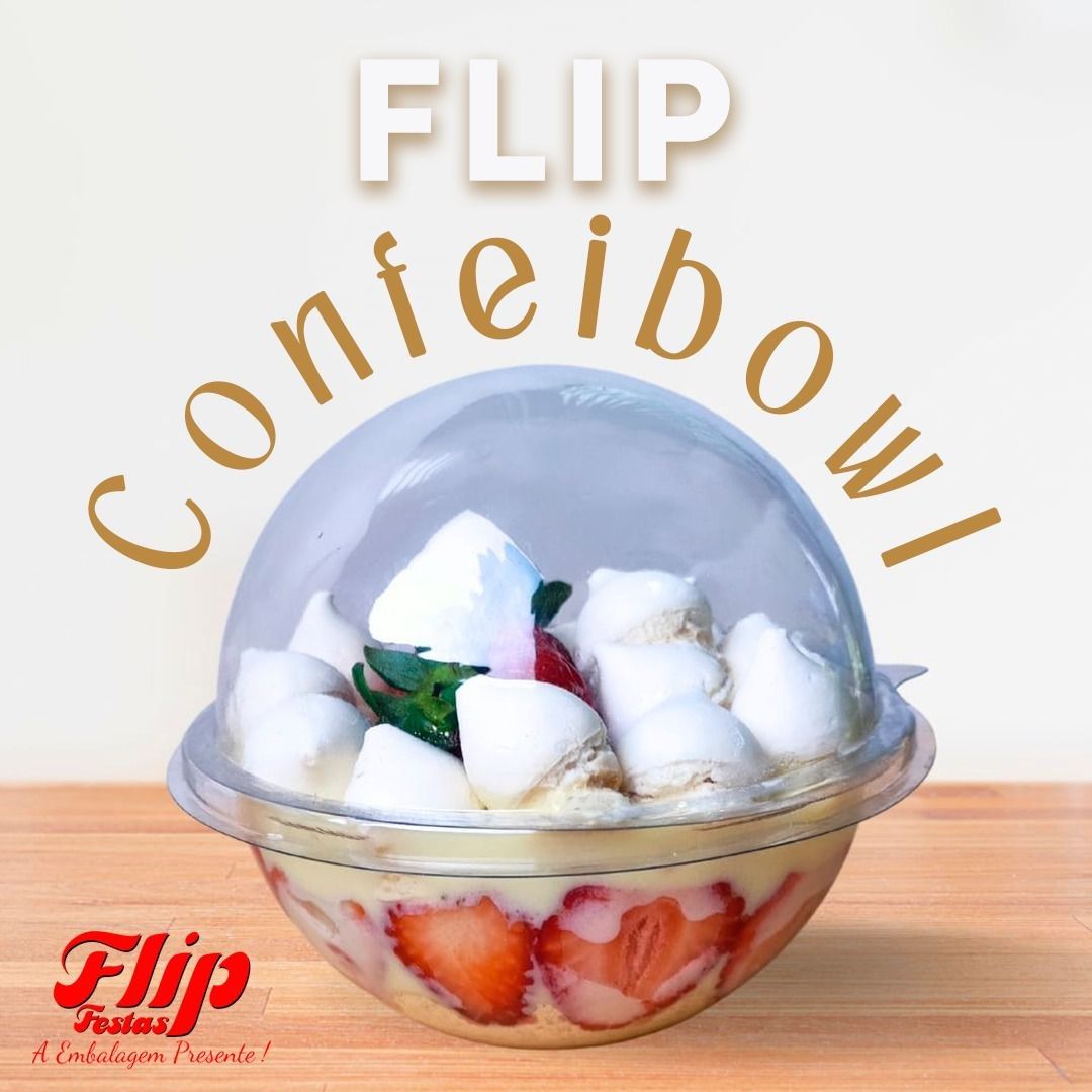 Confeibowl Cristal – Pacote com 3 Unidades
