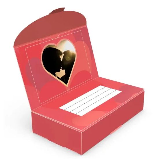 Caixa Porta-Retrato LOVE 21x12x5cm