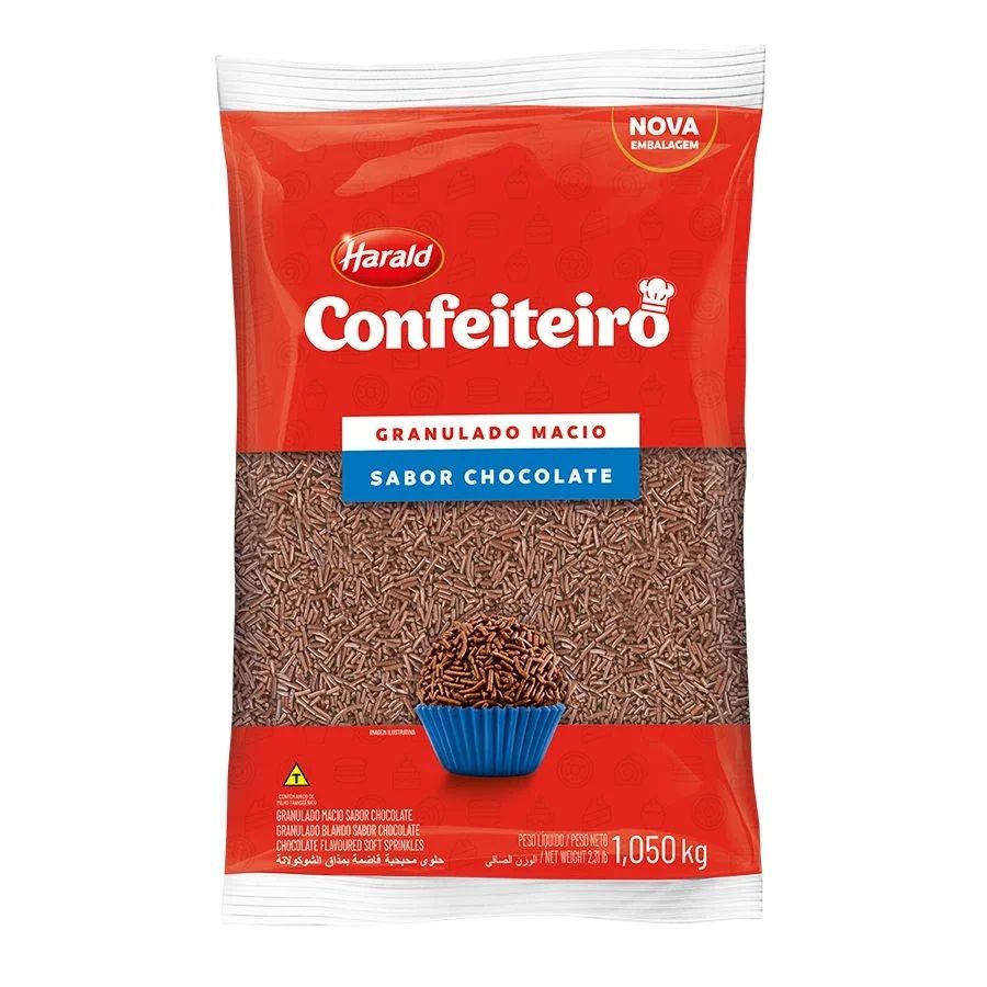 Granulado Macio Escuro 1,010kg – Confeiteiro