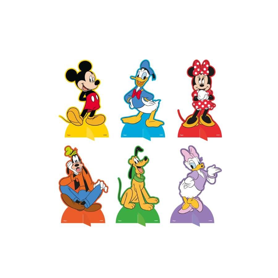 Decoração de Mesa Mickey e Amigos – 06 Un...