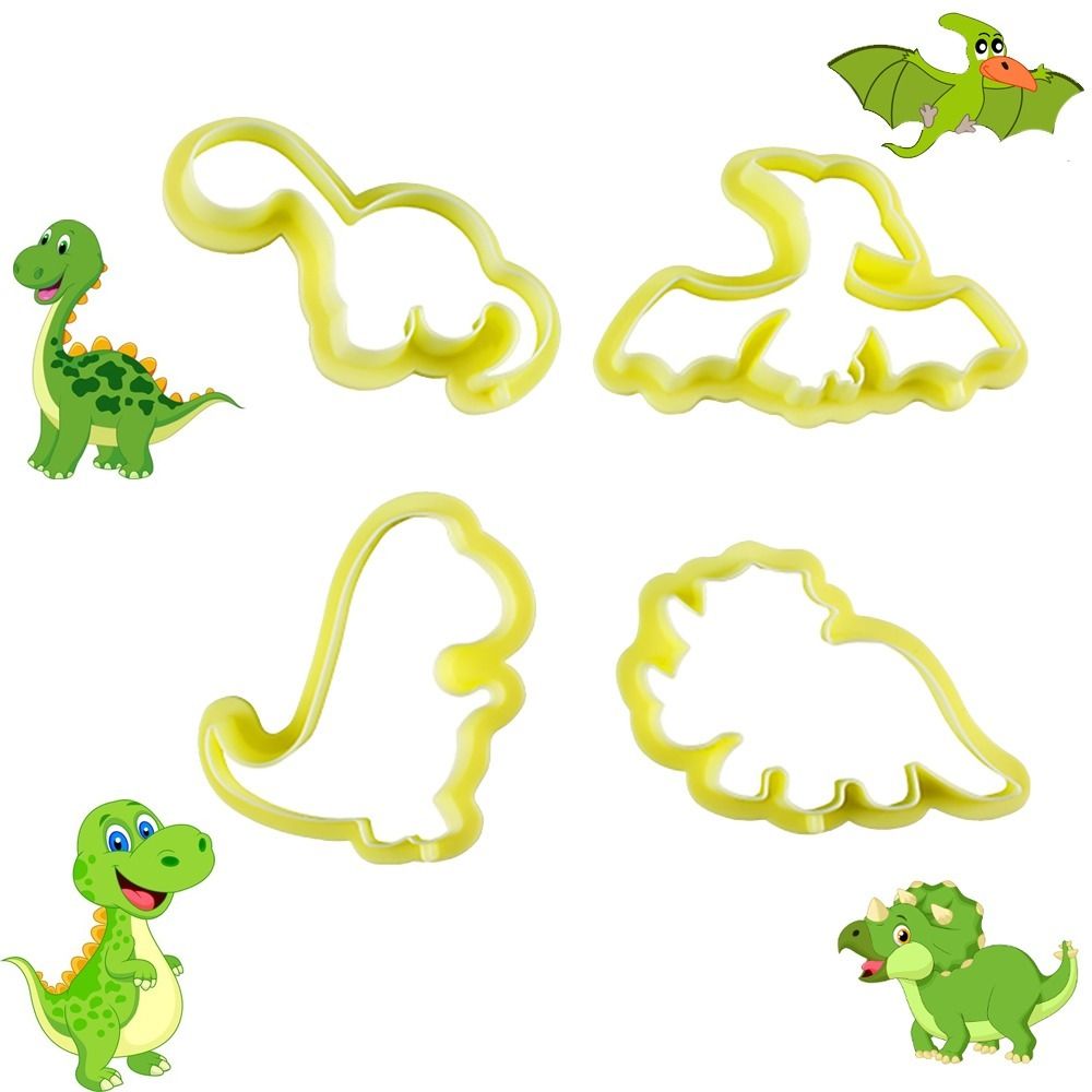 Cortador Kit Dinossauros - 4 Peças BlueStar