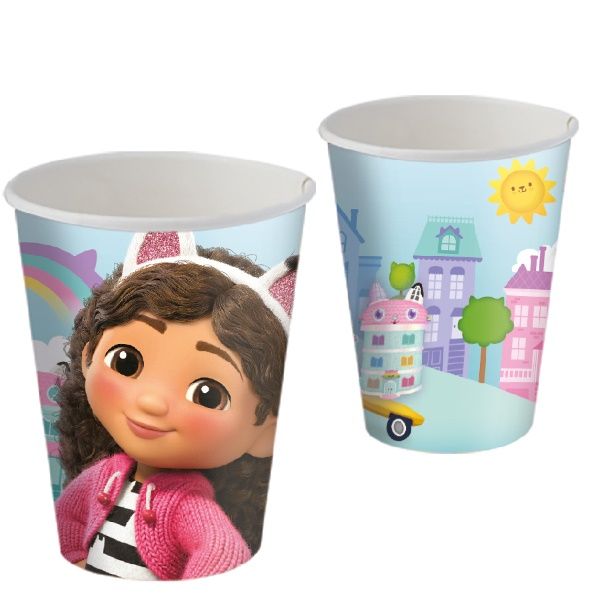 Copo de Papel 200ml Casa Mágica da Gabby ...