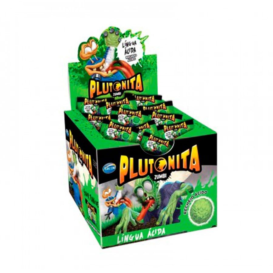 Chiclete Plutonita Língua Ácida 180g – 40...