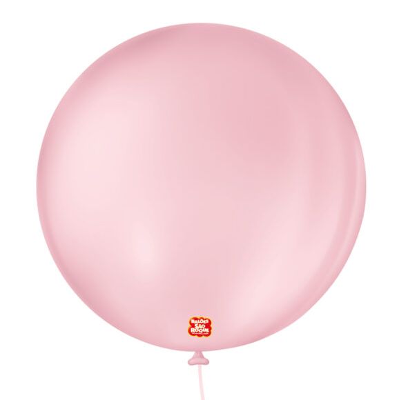 Balão 5" Liso Redondo Rosa Baby Pacote co...