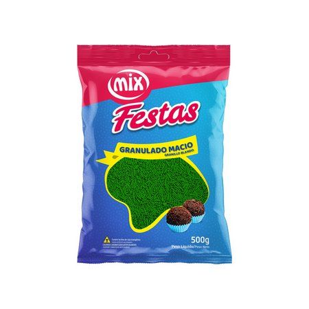 Granulado Macio Verde 500g – Mix
