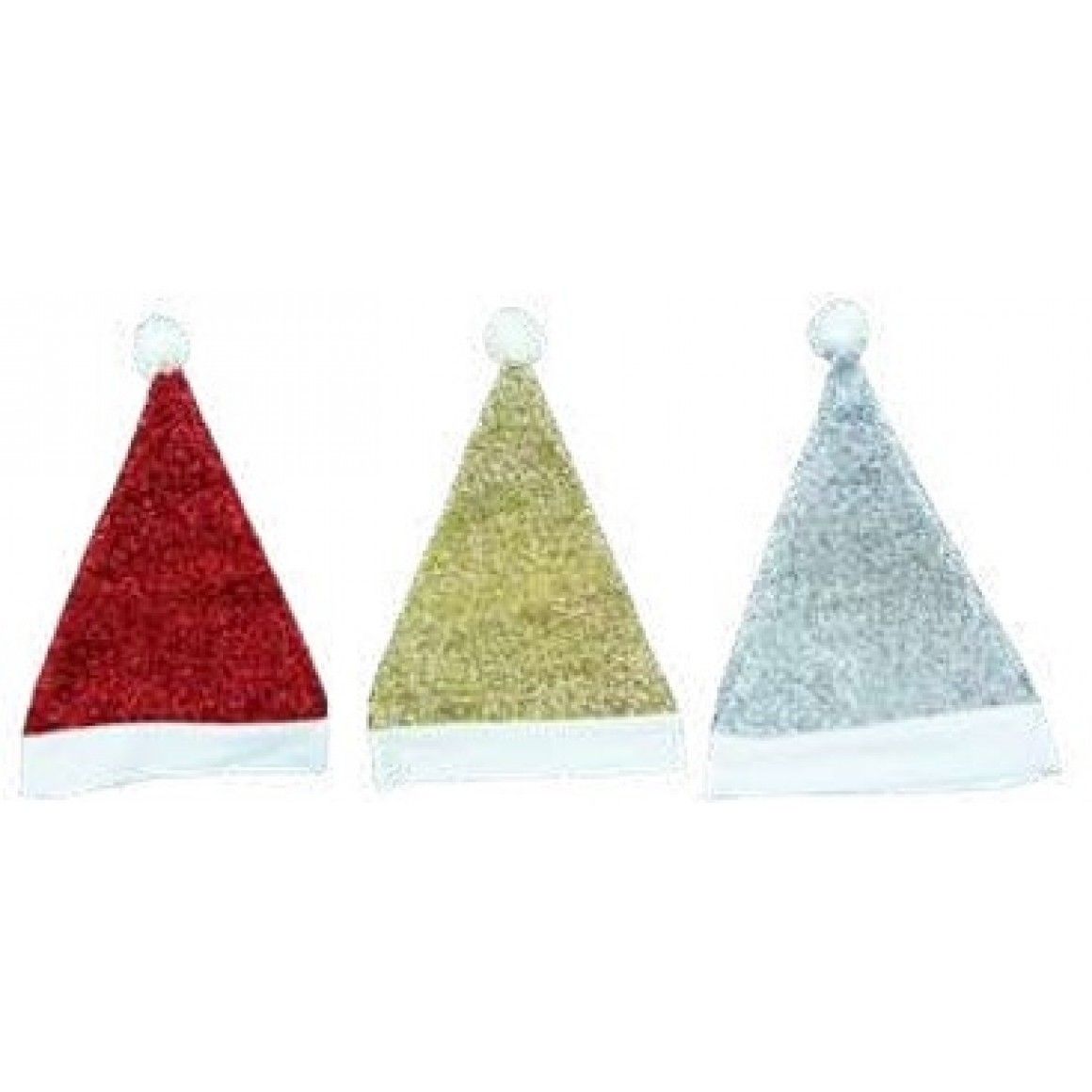 Gorro de Natal com Brilho 29cm x 40cm 