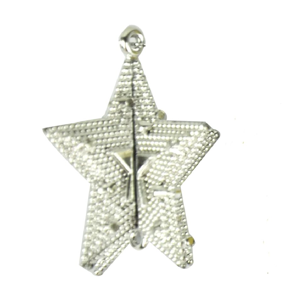 Pendente Estrela 5cm com 3 Unidades – WF3...