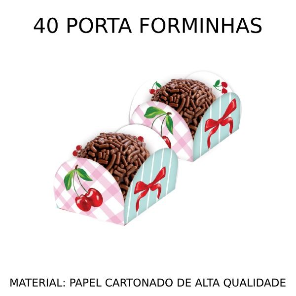 Porta Forminha Cereja – Festcolor