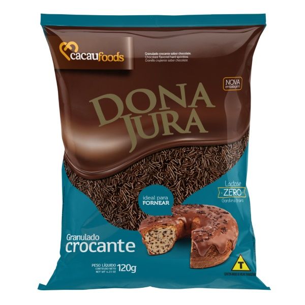Granulado Crocante Sabor Chocolate 120g –...