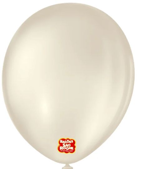 Balão 9" Liso Redondo Areia Pacote com 50... Balão 9" Liso Redondo Areia Pacote com 50...