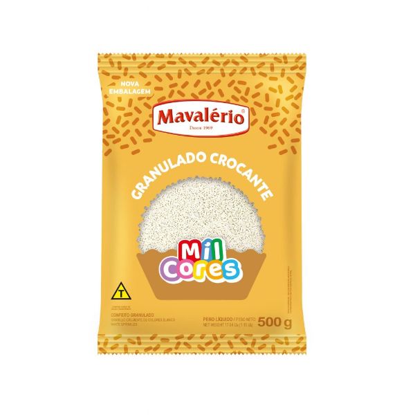 Granulado Crocante Branco 500g – Mavalério